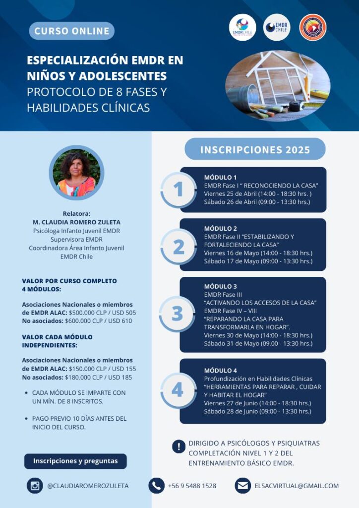 Especialización EMDR en Niños y Adolescentes